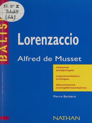 cover image of Lorenzaccio